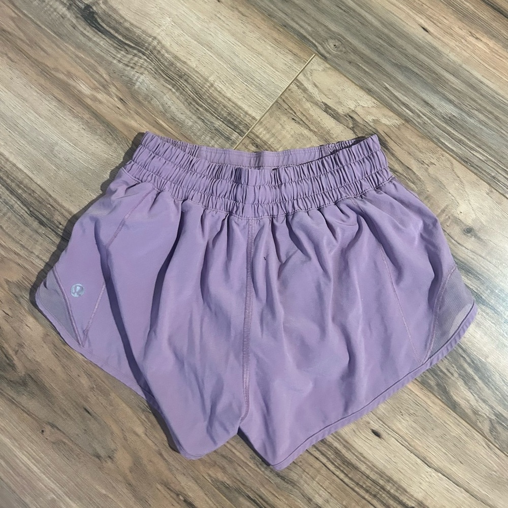Lululemon Athletica Lavender Hotty Hot Shorts - Picture 3 of 4